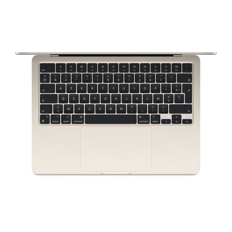 MacBook Air M3 (2024) 13.6', 512 Go 8 Go  Apple GPU 10, Lumière stellaire - Azerty