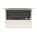 MacBook Air M3 (2024) 13.6', 512 Go 16 Go  Apple GPU 10, Lumière stellaire - Azerty