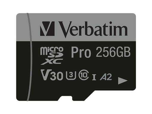 Memoria flash Verbatim 47045 256 GB MicroSDXC UHS-I Classe 10