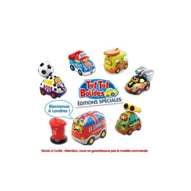 Véhicule jouet VTech Tut Tut Bolides Édition Spéciale musical lumineux jaune