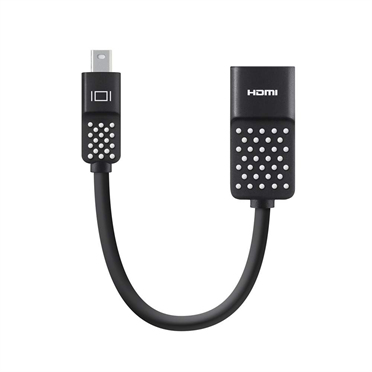 Belkin Mini DisplayPort/HDMI 0,127 m Noir