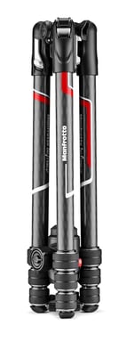 Manfrotto MKBFRTC4GT-BH tripode Videograbadora de mano 3 pata(s) Negro, Plata