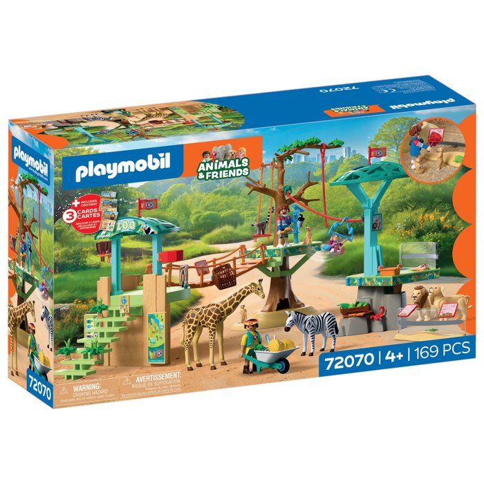 Playmobil Animaux et amis 72070 Zoo : Parc d'escalade sauvage - vue 2