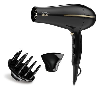 GA.MA Bora ION Gold asciugacapelli 2200 W Nero
