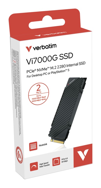 Verbatim Vi7000G .2 PCI Express 4.0 NVMe Neuf - vue 4