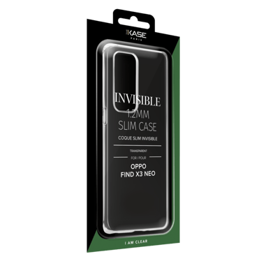 Carcasa invisible para OPPO Find X3 Neo 1.2mm, Transparente