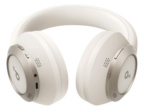 Soundcore Space One Pro Casque Sans fil Arceau Appels/Musique Bluetooth Blanc