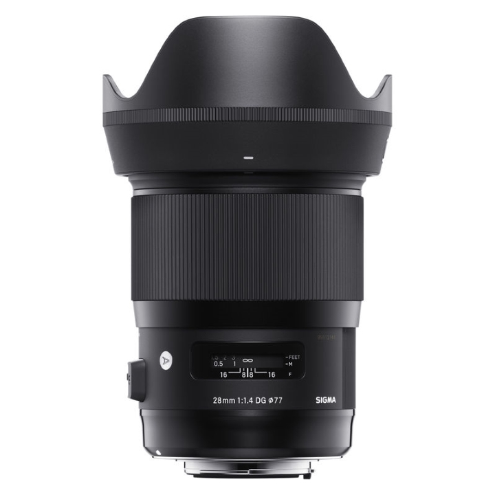 Objectif hybride Sigma 28mm f1.4 DG HSM Art pour Monture - vue 4