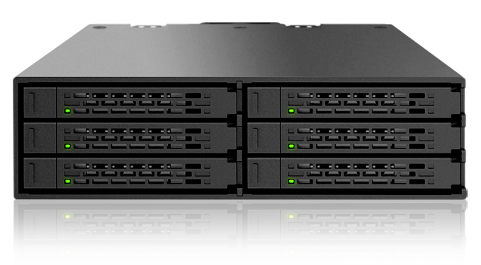 Icy Dock MB996SP-6SB unidad de disco multiple 0 TB Negro