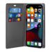 Diarycase 2.0 Coque clapet en cuir véritable avec support aimanté pour Apple iPhone 13 Pro Max, Minuit Noir