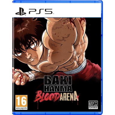 Jeu PS5 Pix'n Love Baki Hanma: Blood Arena 12 combattants 5 arènes Édition standard Boîtier bleu