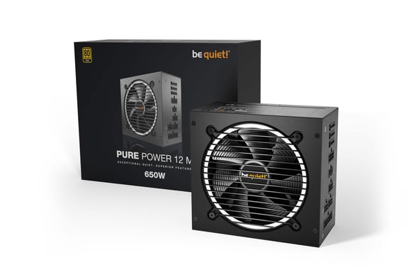 Be Quiet! Pure Power 12 M - 650w - 80Plus Gold