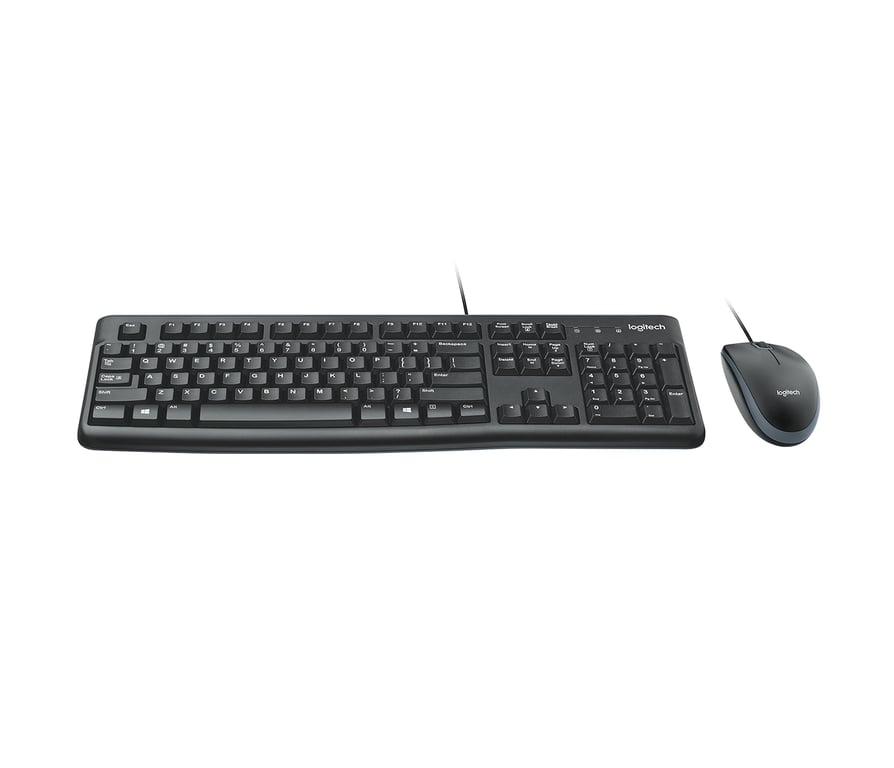 Ensemble Clavier Filaire Logitech MK120 AZERTY - vue 5