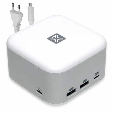 XtremeMac XWH-XCP-03 base para portátil y replicador de puertos Alámbrico USB 3.2 Gen 1 (3.1 Gen 1) Type-C Blanco