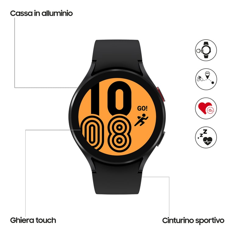 Samsung Galaxy Watch 4 44mm 3 56 cm 1.4' SAMOLED Écran tactile GPS satellite 30 3 g - vue 2
