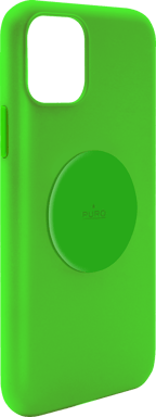 Icon Custodia magnetica in silicone verde fluorescente per iPhone 11 Puro