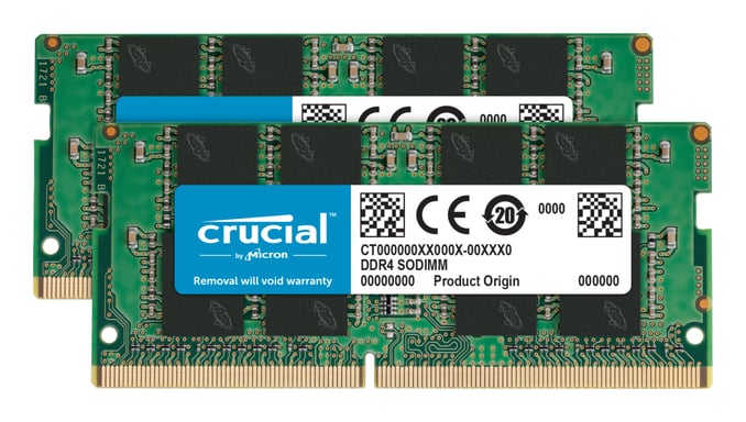 Crucial CT2K16G4SFRA266 module de mémoire 32 Go 2 x 16 Go DDR4 260-pin SO-DIMM - Neuf