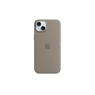 Funda de silicona con MagSafe para iPhone 15 Plus Clay