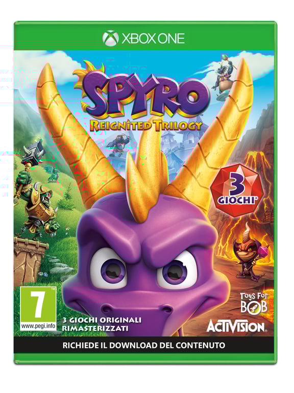 Spyro Reignited Trilogy Xbox One Standard Italien - vue 4