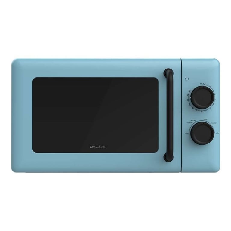 Cecotec Micro ondes Mécanique de Proclean 3010 . 6 Niveaux de Puissance Mode Décongélation Signal de Fin de Cuisson Lampe Intérieure Minuteur jusqu'à 30' Design en