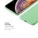 Coque pour Apple iPhone XS MAX en CANDY VERT PASTEL Housse de protection Étui en silicone TPU flexible
