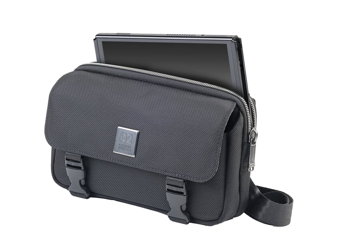 Sac Bandoulière NINTENDO Switch 2 – Compartiment Joy-Cons et Accessoires