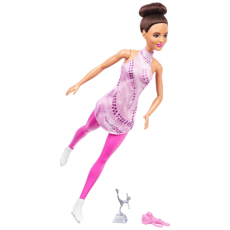Poupée Barbie Patineuse Artistique Mattel Le Coffret - vue 3