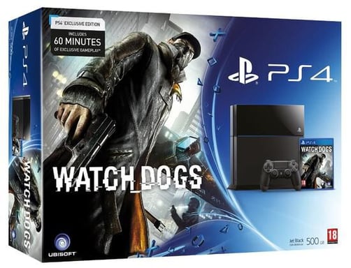 Console PS4 500 GB nera + Watch Dogs