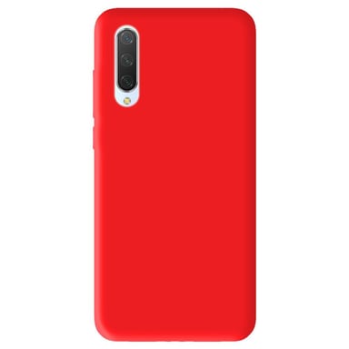 Coque silicone unie Mat Rouge compatible Xiaomi Mi 9 Lite