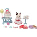 Figurines miniatures - 5646 - La fille Chat bicolore et son goûter d'anniversaire