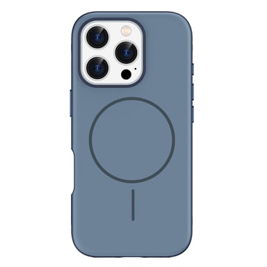 imoshion Coque arrière Color avec Thin MagSafe Ring pour Apple iPhone 16 Pro - Bleu foncé