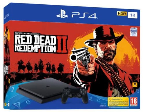 PS4 slim 1TB + Red Dead Redemption II