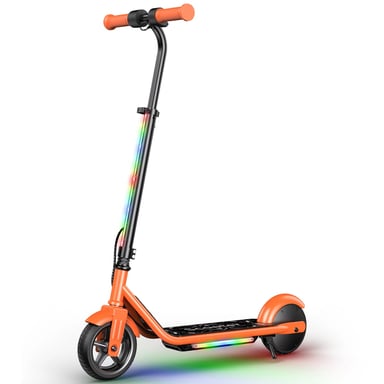 Trottinette Électrique K2Pro | Moteur 150W | Batterie 18V 2.6Ah | Pneus 6 Pouces | Vitesse Max 15 km/h | Couleur Orange | Enfant
