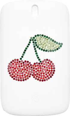 Spray nettoyant Magic Strass Antibactérien avec Lingette intégrée 15ml Cherry blanc + Garantie à vie Force Glass