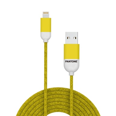 Celly PT-LCS001-5Y cavo per telefono cellulare Giallo 1,5 m USB A Lightning