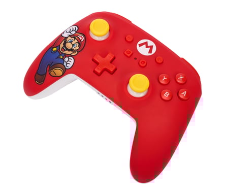 PowerA NSGP0012-01 mando y volante Rojo Bluetooth Gamepad Analógico Nintendo Switch, Nintendo Switch Lite, Nintendo Switch OLED