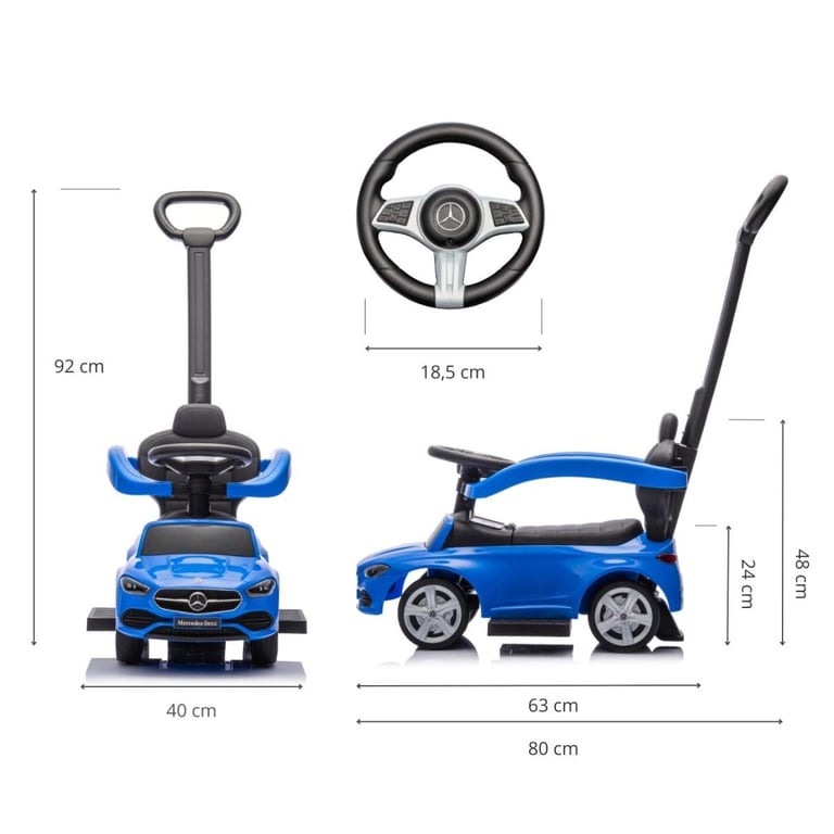 Porteur à pousser MERCEDES C Class - vue 3