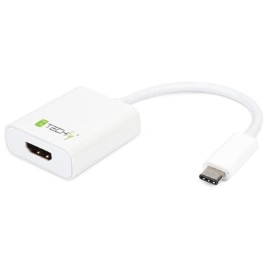 Techly IADAP USB31-HDMI Adaptador gráfico USB Blanco