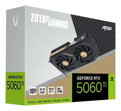 Zotac GAMING GeForce RTX 5060 Ti AMP NVIDIA 16 Go GDDR7