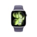 Apple Watch Series 11 GPS + Cellular 42mm Boitier en Aluminium Argent avec Bracelet Sport Brume Violette - S/M