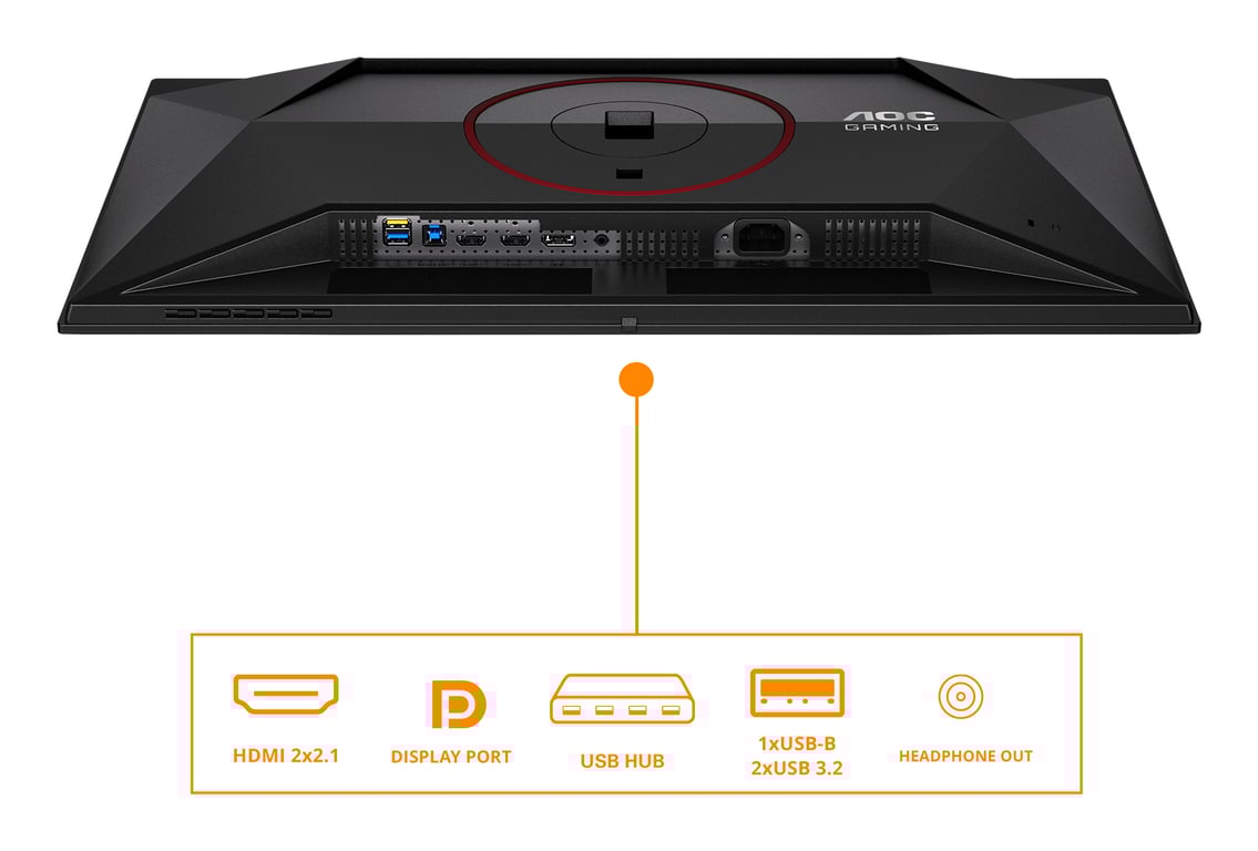 AOC G4 Q27G4SDR écran plat de PC 67 3 cm 26.5 2560 x 1440 pixels Quad HD QD OLED Neuf - vue 2