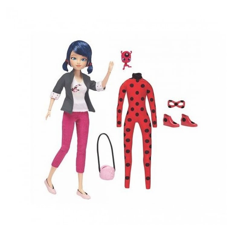 Poupée Ladybug Marinette 26 cm avec Deux Tenues Éblouissantes - Neuf