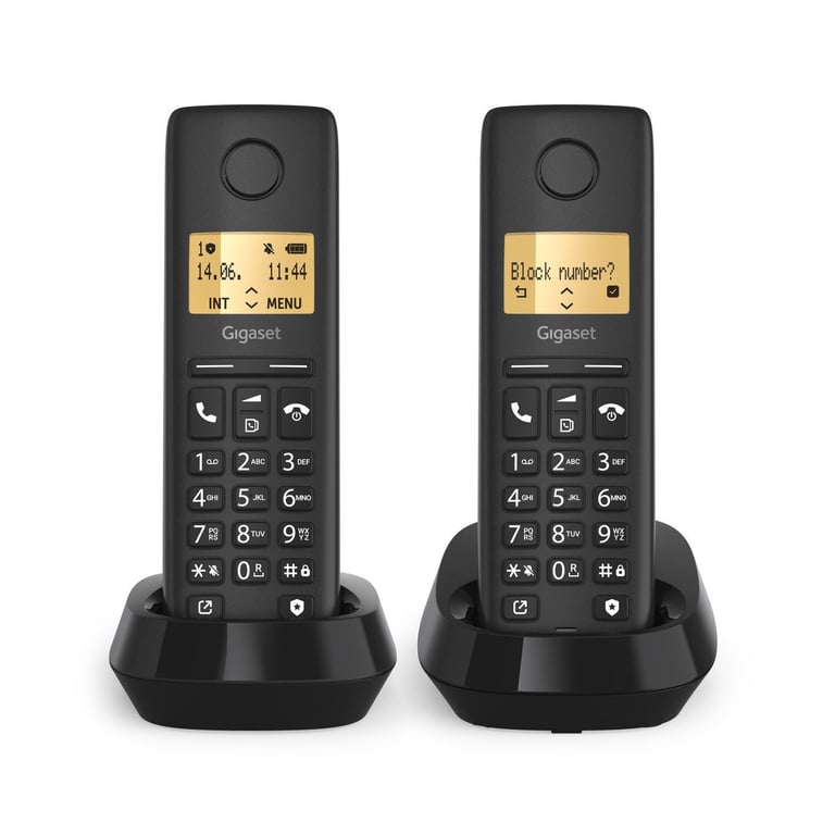 Téléphone Sans Fil Gigaset BASIC 100 DUO – DECT, 2 Combinés, Identification de l'Appelant - vue 4