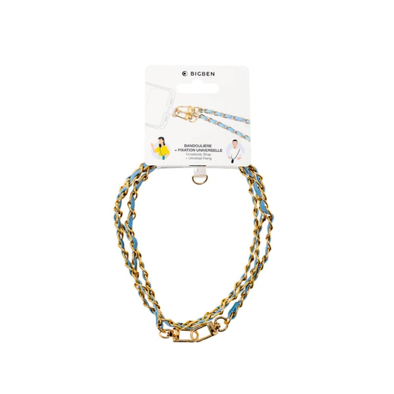 BIGBEN CONNECTED BBANDCHAINGR Bandoulière chaine gold + - vue 5
