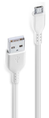 Cellularline Cavo USB Color - Micro USB Il cavo anti-attorcigliamento colorato