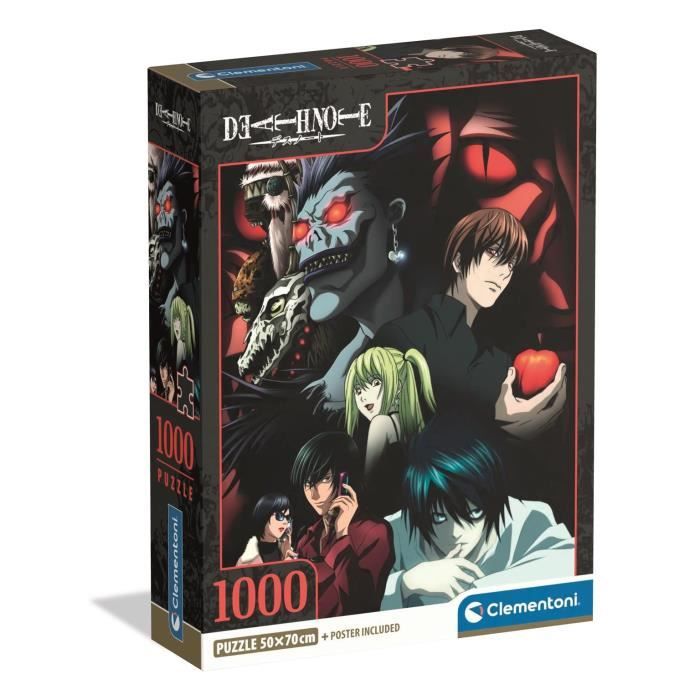 CLEMENTONI - Compact 1000 pieces - Death Note - Neuf