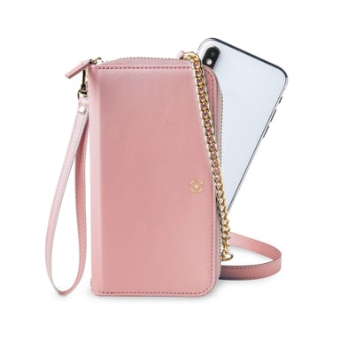 Celly VENEREPK coque de protection pour téléphones portables 16,5 cm (6.5'') Étui avec portefeuille Rose Toutes marques