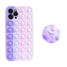 Custodia Popping Bubble per Apple iPhone 12/12 Pro, Rosa Viola