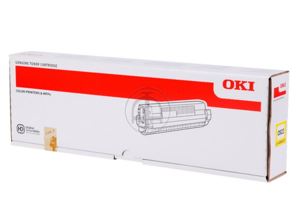 Cartouche toner OKI 44844613 pour C822 C831 C841 7 300 pages Jaune Neuf