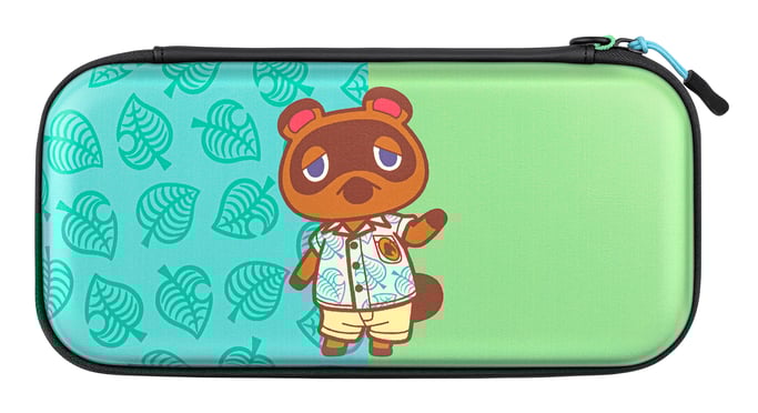 Boîtier robuste Slim Deluxe Animal Crossing Tom Nook Nintendo Bleu, Vert